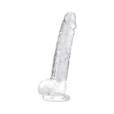 Loving Joy 11-inch Crystal Dildo, a premium clear jelly dong that combines style and pleasure for an exceptional adult experience.
